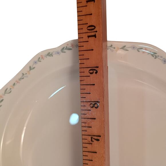 Noritake Gala Cuisine AMERICAN FLOWERS pattern 10" Round Pie Pan Dish Japan - Picture 3 of 6